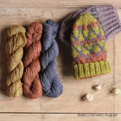 Wobble Wave Hat Yarn Kit(Wobble Wave Hat Yarn Kit) -Stolen Yarn Store Bales harvest august