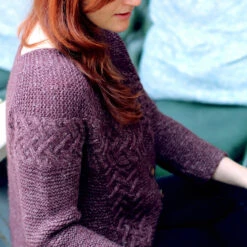 Cosy Knits - Print(Cosy Knits Print) -Stolen Yarn Store Ballintemple Detail Shoulder