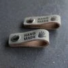 Leather Tags With Snap(Leather Tags With Snap) 1 Leather Tags With Snap(Leather Tags With Snap) -Stolen Yarn Store Handmadesandgreen2