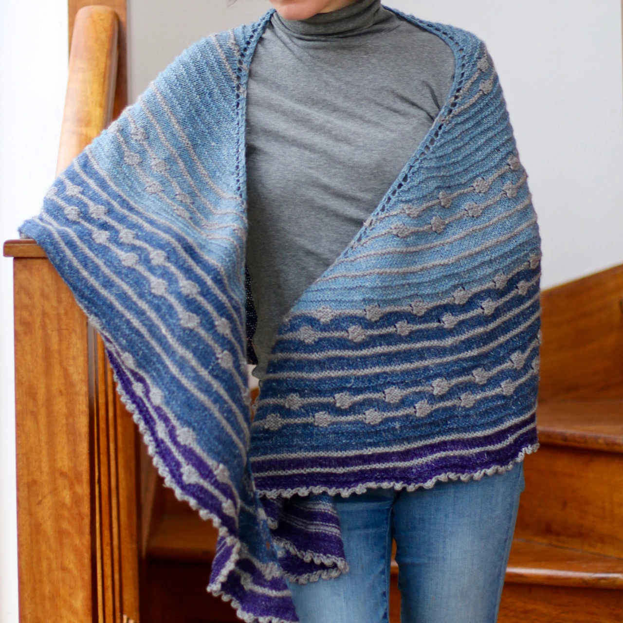 Half Moon Street Shawl Pattern(Half Moon Shawl) 5 Half Moon Street Shawl Pattern(Half Moon Shawl) - Image 3