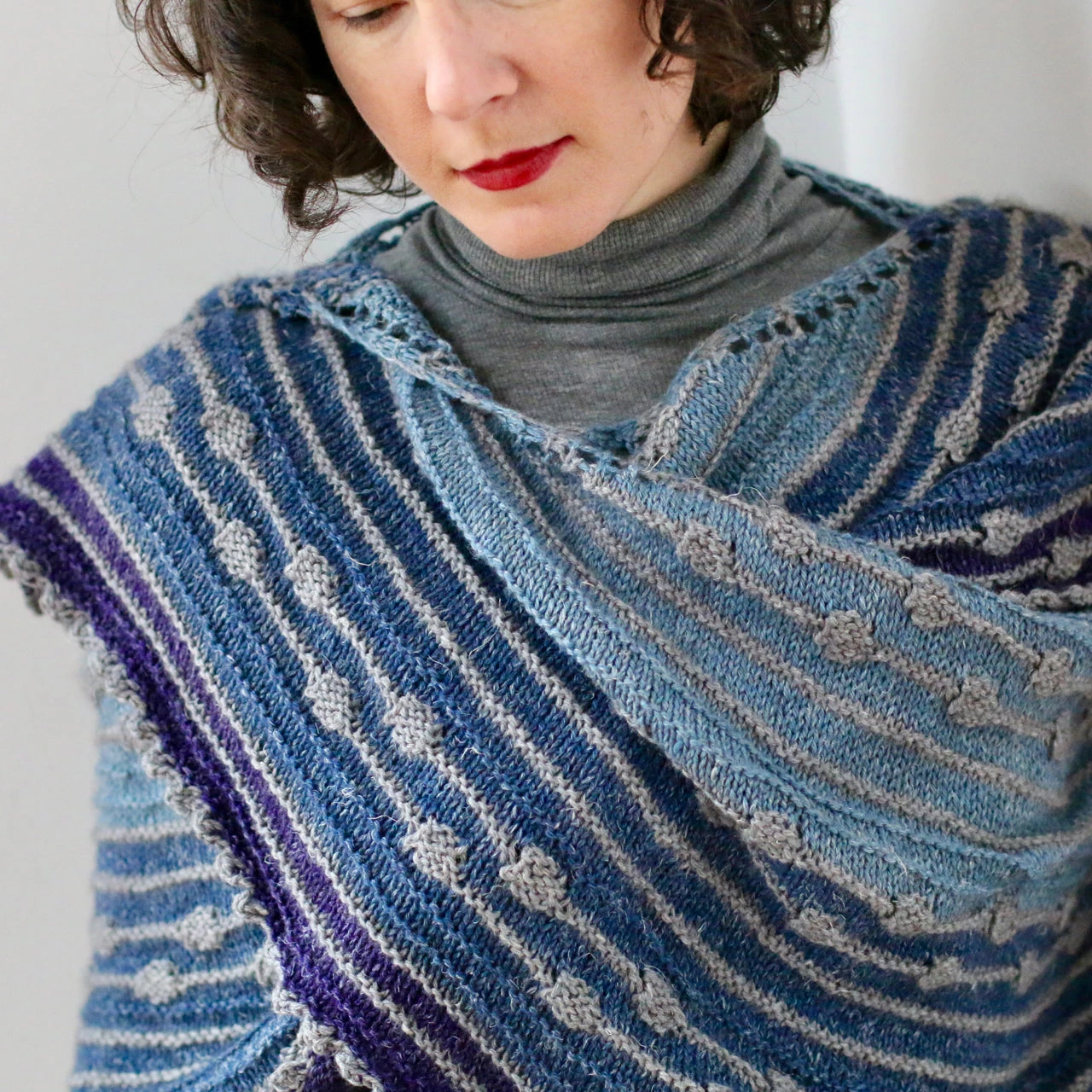 Half Moon Street Shawl Pattern(Half Moon Shawl) 3 Half Moon Street Shawl Pattern(Half Moon Shawl)