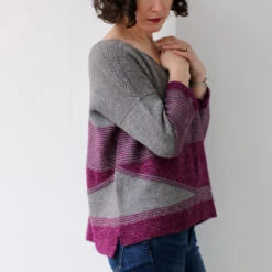 Coiled Magenta Sweater Pattern(Coiled Magenta) -Stolen Yarn Store IMG 1494
