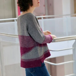 Coiled Magenta Sweater Pattern(Coiled Magenta) -Stolen Yarn Store IMG 1509 1