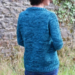 Tangential Blues Sweater Pattern(Tangential Blues) -Stolen Yarn Store IMG 3642