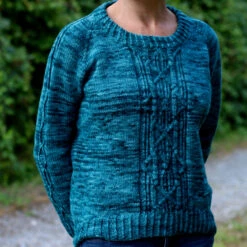 Tangential Blues Sweater Pattern(Tangential Blues) -Stolen Yarn Store IMG 3661
