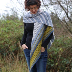 Ice Cloud Shawl Pattern(Ice Cloud Mystery Shawl Kal)