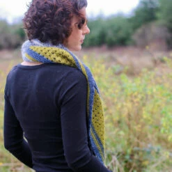 Ice Cloud Shawl Pattern(Ice Cloud Mystery Shawl Kal) -Stolen Yarn Store IMG 4557