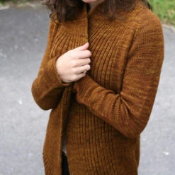 Pecan Crush Cardigan Pattern(Pecan Crush) -Stolen Yarn Store IMG 4771