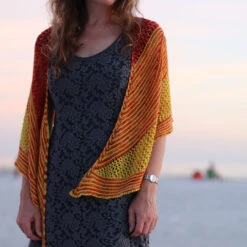 Penrose Tile Shawl Pattern(Penrose Tile) 8 Penrose Tile Shawl Pattern(Penrose Tile) -Stolen Yarn Store IMG 5269