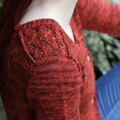 Capall Dubh Cardigan Pattern(Capall Dubh) -Stolen Yarn Store IMG 5447