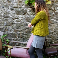 Landscape Waves Cardigan Pattern(Landscape Waves) -Stolen Yarn Store IMG 5794