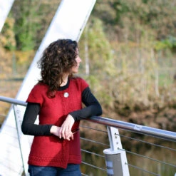 Taupo Cardigan Pattern(Taupo) -Stolen Yarn Store IMG 6102