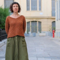 Rusty Lines Sweater Pattern(Rusty Lines Kal) -Stolen Yarn Store IMG 6908