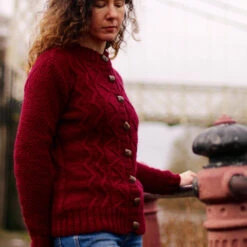 Quirinalis Cardigan Pattern(Quirinalis) -Stolen Yarn Store IMG 7306