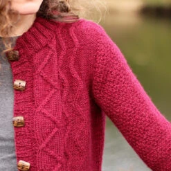 Quirinalis Cardigan Pattern(Quirinalis) -Stolen Yarn Store IMG 7360