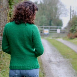 Spring Greens Cardigan Pattern(Spring Greens) -Stolen Yarn Store IMG 9607