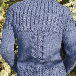 Trilo Cardigan Pattern(Trilo Cardigan Pattern) -Stolen Yarn Store laceribbackcopy2