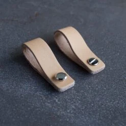 Leather Tags With Snap(Leather Tags With Snap) -Stolen Yarn Store plaintag2