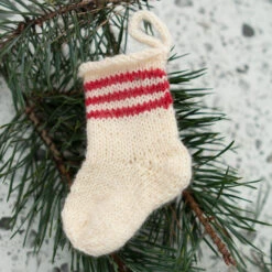 Sugar Pine Decoration Patterns(Sugar Pine Decoration Set) -Stolen Yarn Store sugarpinesock 1