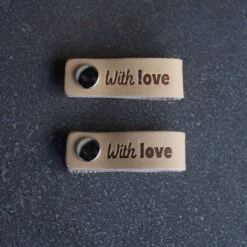 Leather Tags With Snap(Leather Tags With Snap) -Stolen Yarn Store withlovetag1